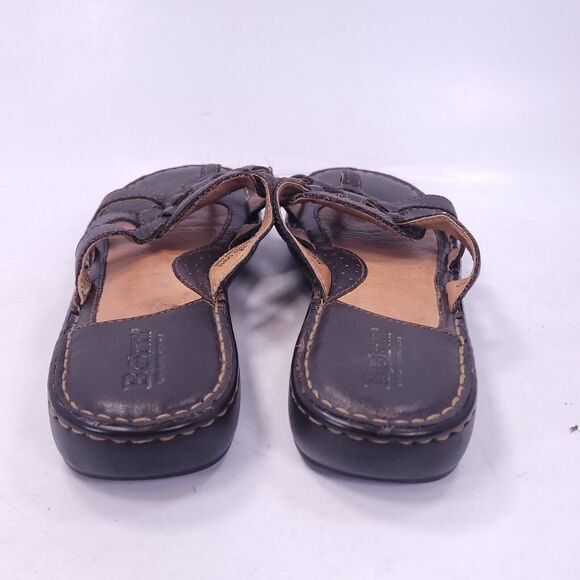 Born Slip On Casual Flip Flop Sandal Womens Size 7 38 W61899 Brown - Picture 3 of 8